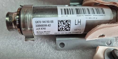 Cortina Teto Lado Esquerdo Jaguar Xe 2.0 P250 2017/2018 - Imagem 2