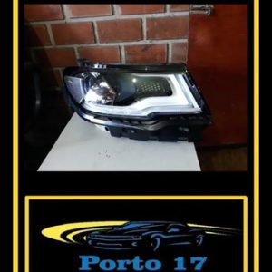 Farol Lado Direito Jeep Compass Com Xenon 2018 Sem Detalhes
