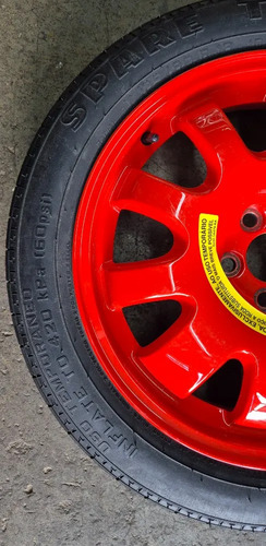 Estepe Roda Pneu Jaguar Xe 135/80/18 2017/2018 Vermelho - Imagem 5