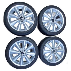 Jogo Roda Mini Cooper S Aro 17 2012 Pneu 205/45/17 Prata