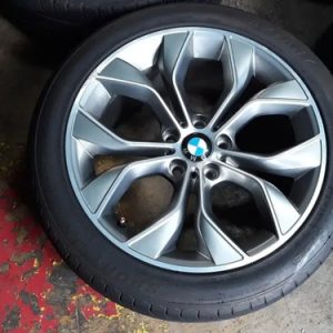 Jogo De Rodas Pneu Bmw X4 X-drive 28i Aro 19 2016/2017 Cinza