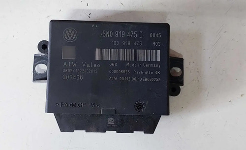 Módulo Estacionamento Vw Tiguan 2014 5n0919475d Preto