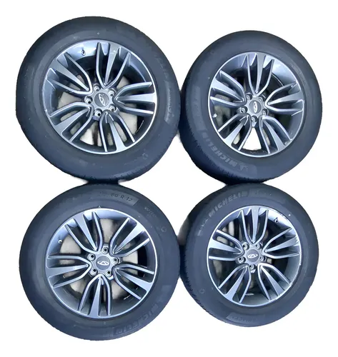 Jogo Roda Com Pneu Aro 17 Chery Tiggo 5x 2019/2020 Cinza