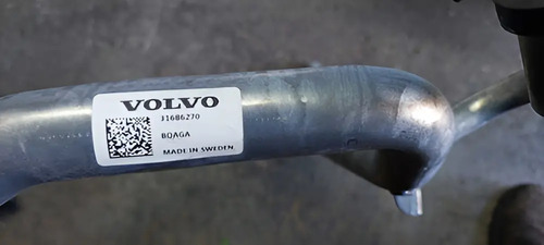 Mangueira Tubo Refrigeração Motor Volvo Xc60 D5 2020 - Imagem 2