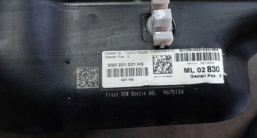 Tanque Combustivel Vw Passat Tsi Highline 2.0 2019 - Imagem 2