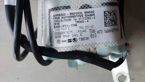Bolsa Banco Esquerdo Audi Q3 2018/2019 Bege - Imagem 3