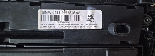 Comando Ar Condicionado Botão Radio Bmw 320i 2015/2016 - Imagem 3