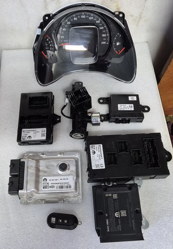 Kit Injeção Módulo Painel Fiat Strada Ranch 1.3 2022 Aut