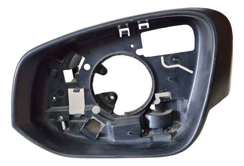 Moldura Aro Capa Retrovisor Esquerdo Toyota Hilux 2016/2022 Preto
