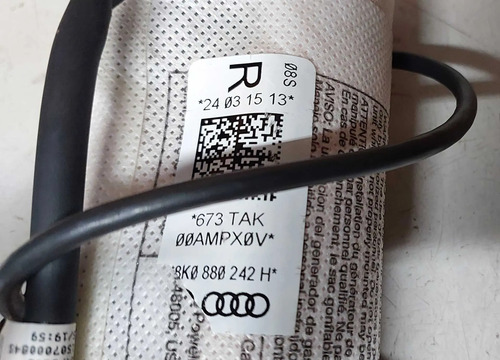 Bolsa Banco Passageiro Audi A4 2011/2015 8k0880242 Bege - Imagem 3