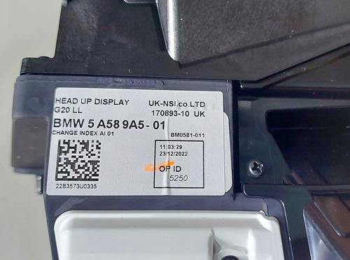 Display Painel Bmw 320i G20 M Sport 2023 Preto - Imagem 2