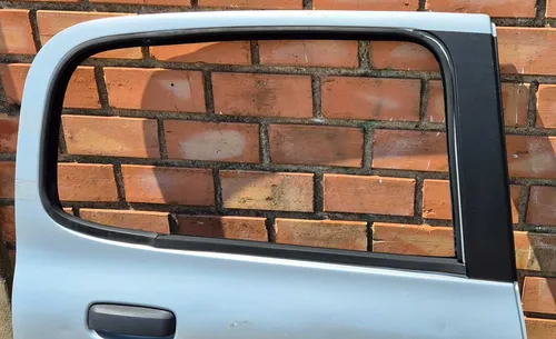Porta Traseira Direita Fiat Uno Vivace Atractive 2010/2015 Traseira Esquerdo Prata - Imagem 3