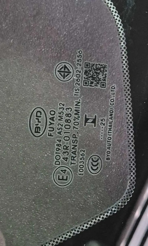 Vidro Fixo Lateral Traseiro Esquerdo Byd King 1.5 2026 - Imagem 4