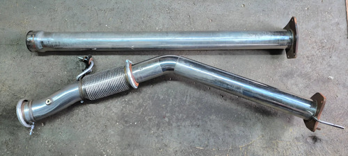 Escapamento Downpipe Inox Ram 3500 2500 6.7 2022 Branco