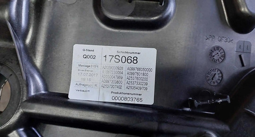 Maquina Vidro Traseira Direita Mercedes Glc250 2.0 2018/2019 - Imagem 4