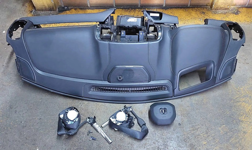 Capa Painel Kit Airbag Frontal Ram 1500 Night Edition 2024 Preto - Imagem 2