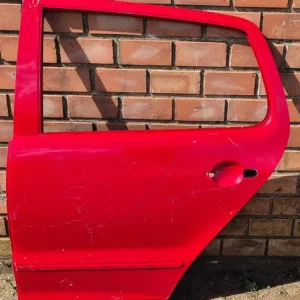Porta Traseira Esquerda Volkswagen Fox 2010/2014 Traseira Esquerdo Vermelho