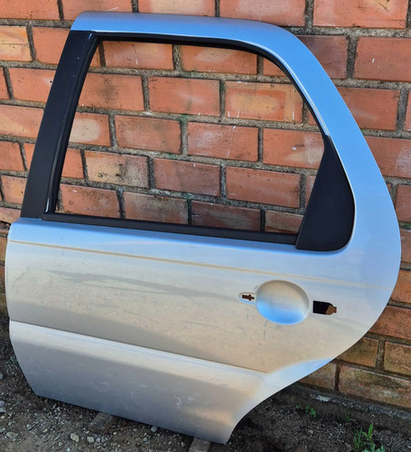 Porta Traseira Esquerda Fiat Palio 2009/2012 Traseira Esquerdo Prata - Imagem 4