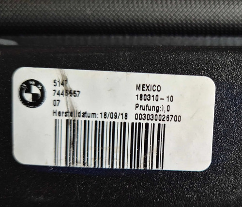 Tampão Bagagito Retrátil Bmw X3 M40i 2019 Preto - Imagem 4
