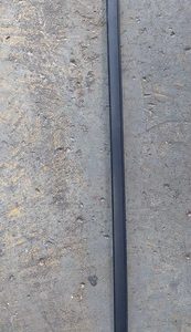Moldura Externa Pestana Parabrisa Esquerda Volvo Xc40 2022 Preto