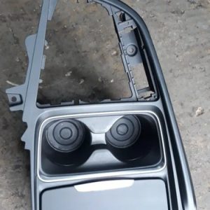 Moldura Console Porta Copos Bmw 320i 2014/2015 Preto