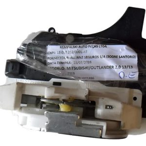 Fechadura Porta Dianteira Esquerda Outlander 2008 Ao 2013