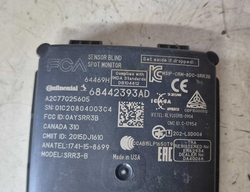 Módulo Lanterna Traseira Ram 2500 3500 2019/2022 68442393ad Ambos Lados Preto - Imagem 3