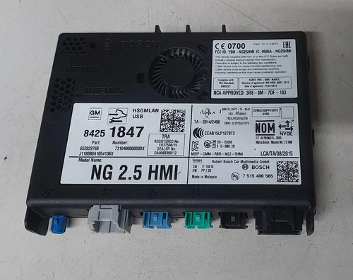 Módulo Hmi Interface Gm Equinox Premier 2018 84251847 - Imagem 3