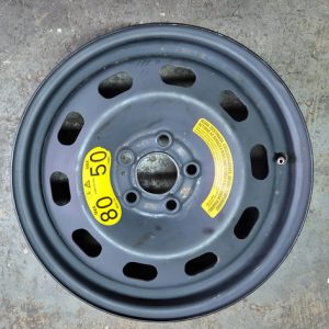 Roda De Ferro Aro 15 Vw Polo Virtus Tsi 2018 Preta