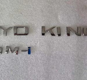 Emblema Letras Byd King Tampa Traseira 2026 Cromado