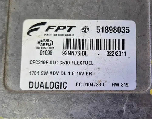 Módulo Caixa De Câmbio Fiat Palio Loocker 1.8 16v 2012 - Imagem 2