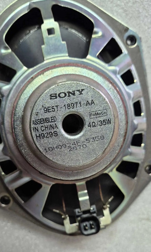 Alto Falante Porta Ford Fusion 2006/2011 Preto - Imagem 4