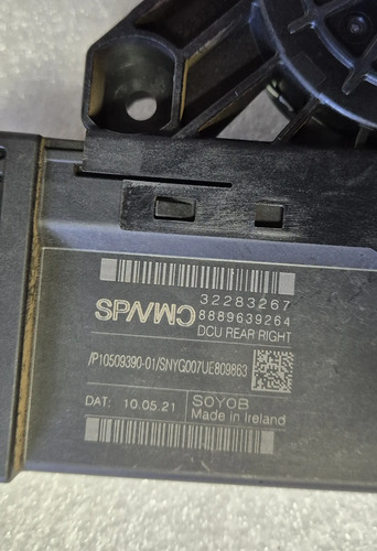 Motor Vidro Elétrico Traseiro Esquerdo Volvo Xc40 1.5 2022 - Imagem 3