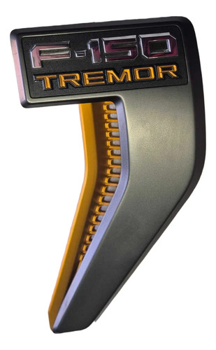 Emblema Simbolo Paralama Direito Ford F-150 Tremor 2025 Cinza