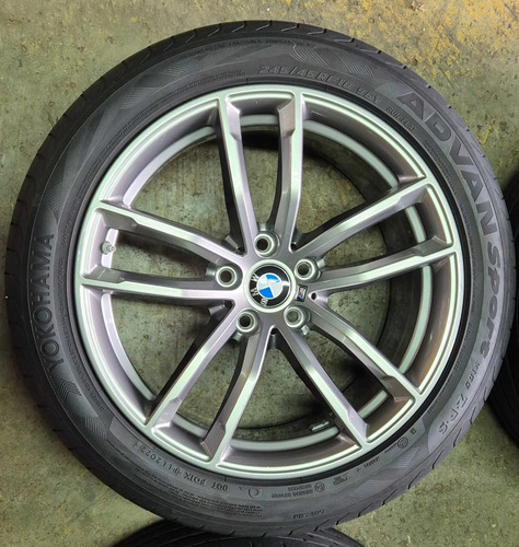 Jogo De Rodas Bmw 530e 2018 Aro 18 5x112 Cinza - Imagem 4