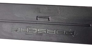 Suporte Placa Dianteira Porsche Macan 2.0 2024 Laranja